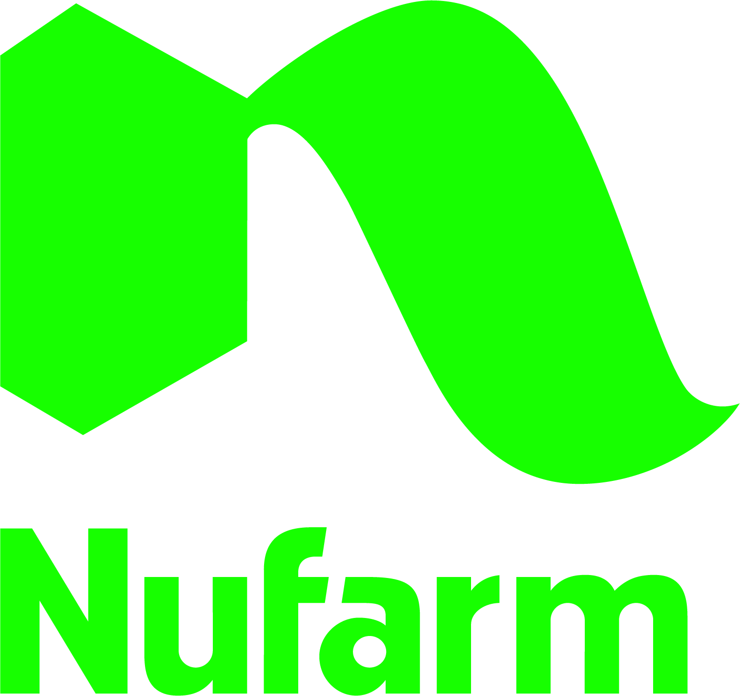 Nufarm Logo Vertical Green CMYK 270522